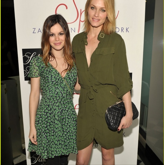 Zac Posen Z Spoke 100% Silk Button Front Buckle Shirt Dress - Picture 12 of 12